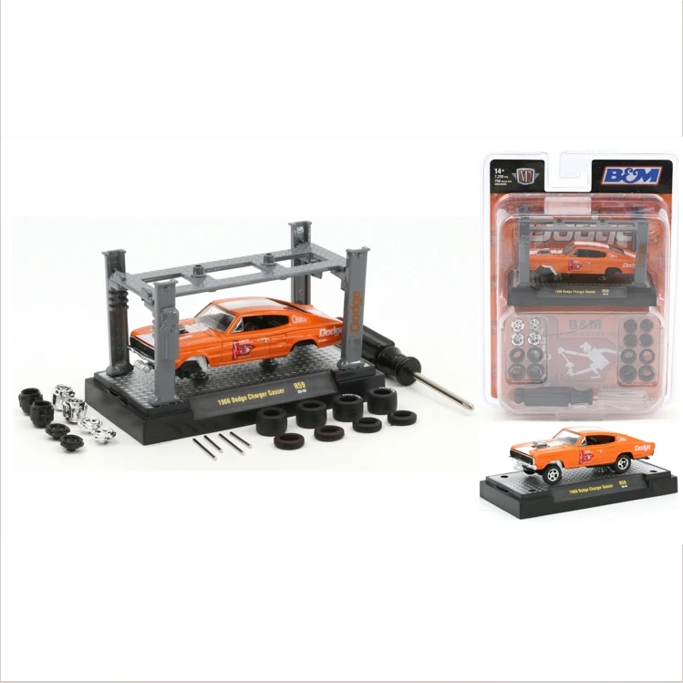 

Машины M2 1:64 1966 Dodge Charger Gasser Коллекционная модель из сплава подарок