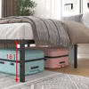 18 Inch Metal Bed Frame Queen Size , Easy Assembly Heavy Duty Noise Free Bedframes, No Box Spring Needed 6