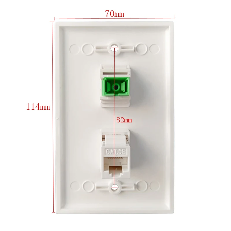 Prise Murale RJ45 Pour Réseau - Connexion Femelle à Femelle