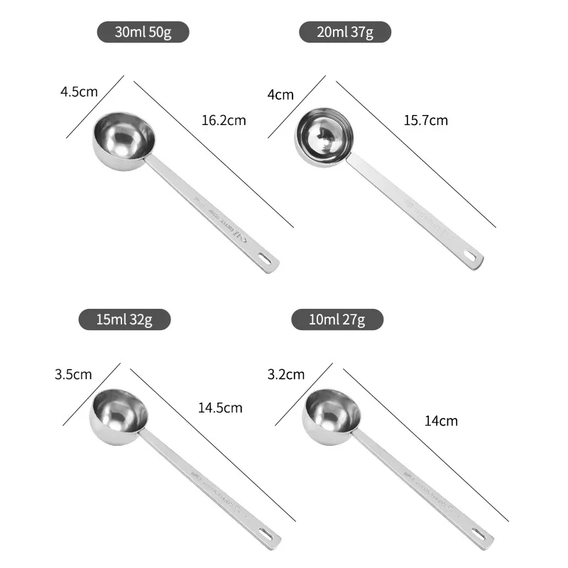Stainless Steel Coffee Measuring Spoon 6