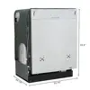24" Stainless-Steel Panel-Ready Dishwasher 14 Place Settings 45 dB Energy Star Certified Slide-Out Racks Top Utensil Rack Quiet 3