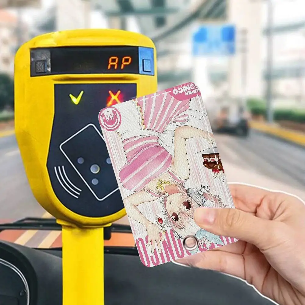 Super Sonico Anime Personalized Card Holder and Keychain