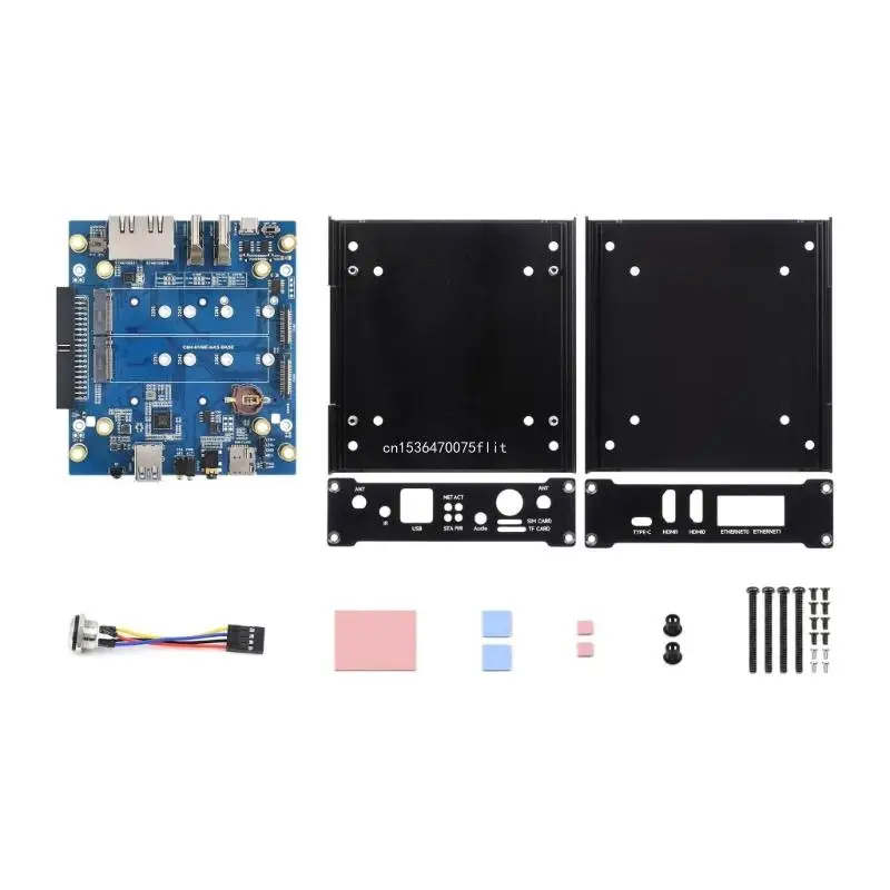 

Multi-Purpose Mini-Computer for Raspberry CM4 Network Storage, Metal Case All-in-One Solution for Home/Office Dropship
