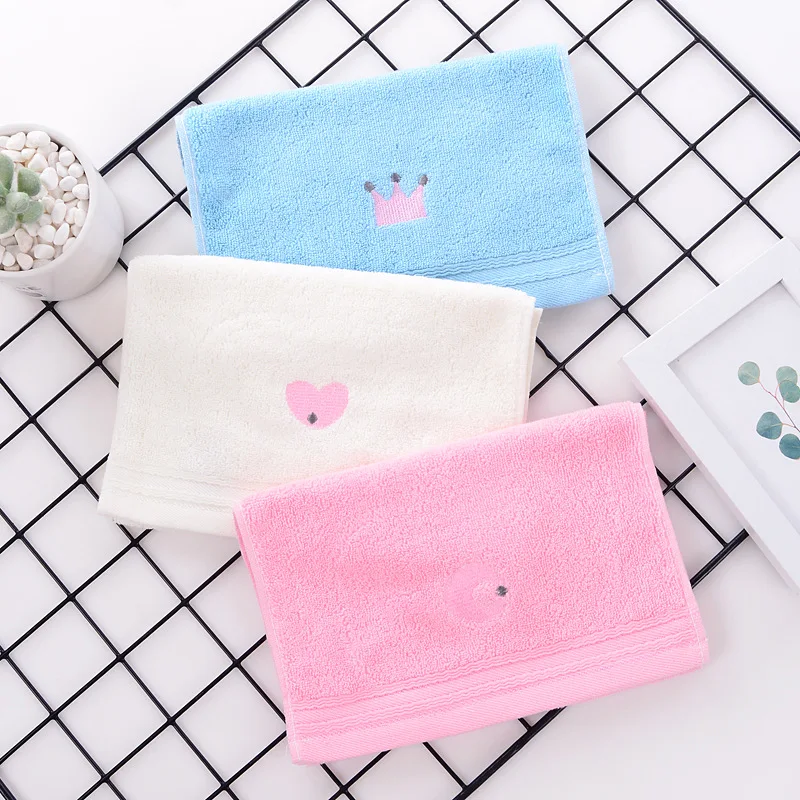 1PC Soft Children Baby Bath Towel Washcloth Cartoon Cotton Kids Face Towels for Newborn Infant Handkerchief Shower Cloth 50x25cm