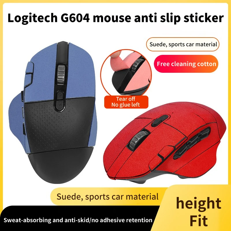 DIY Mouse Grip Tape Anti-slip Stickers For Logitech G604 Mouse Accessories Multiple Colors Gaming Computer Laptop Desktop