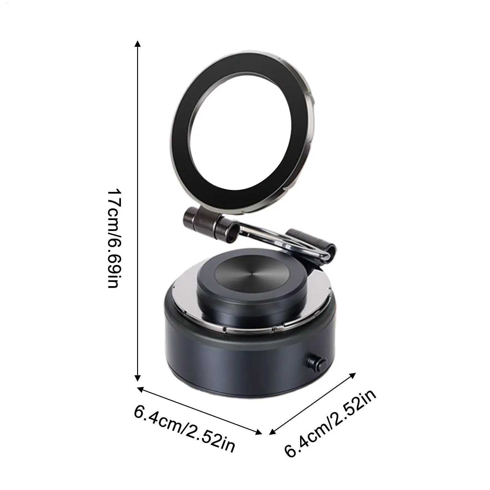 Car Dashboard Phone Stand Magnetic Dashboard Cell Phone Mount Safe Driving Smartphonr Bracket With Suction Cup For Navigation