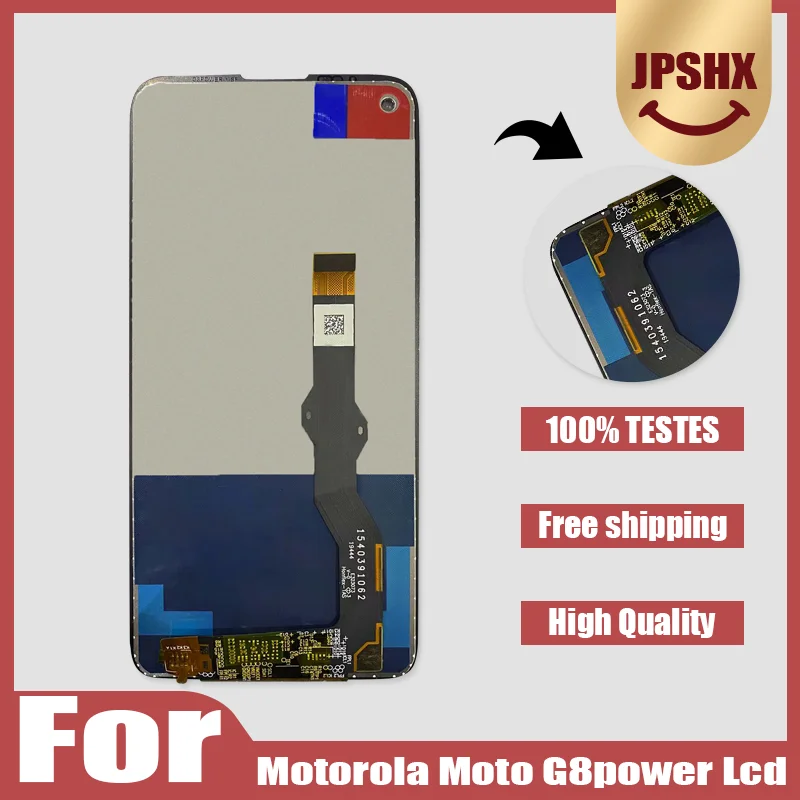 

100% Original Lcd New Tested For Motorola Moto G8 Power XT2041 Screen Display Touch Glass Digitizer Assembly LCD