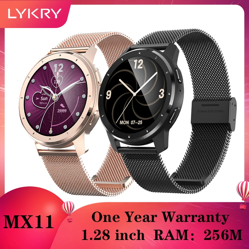 LYKRY MX11 Smart Watch 2021 Heart rate Monitor MP3 Music Waterproof Sport Watch Men For