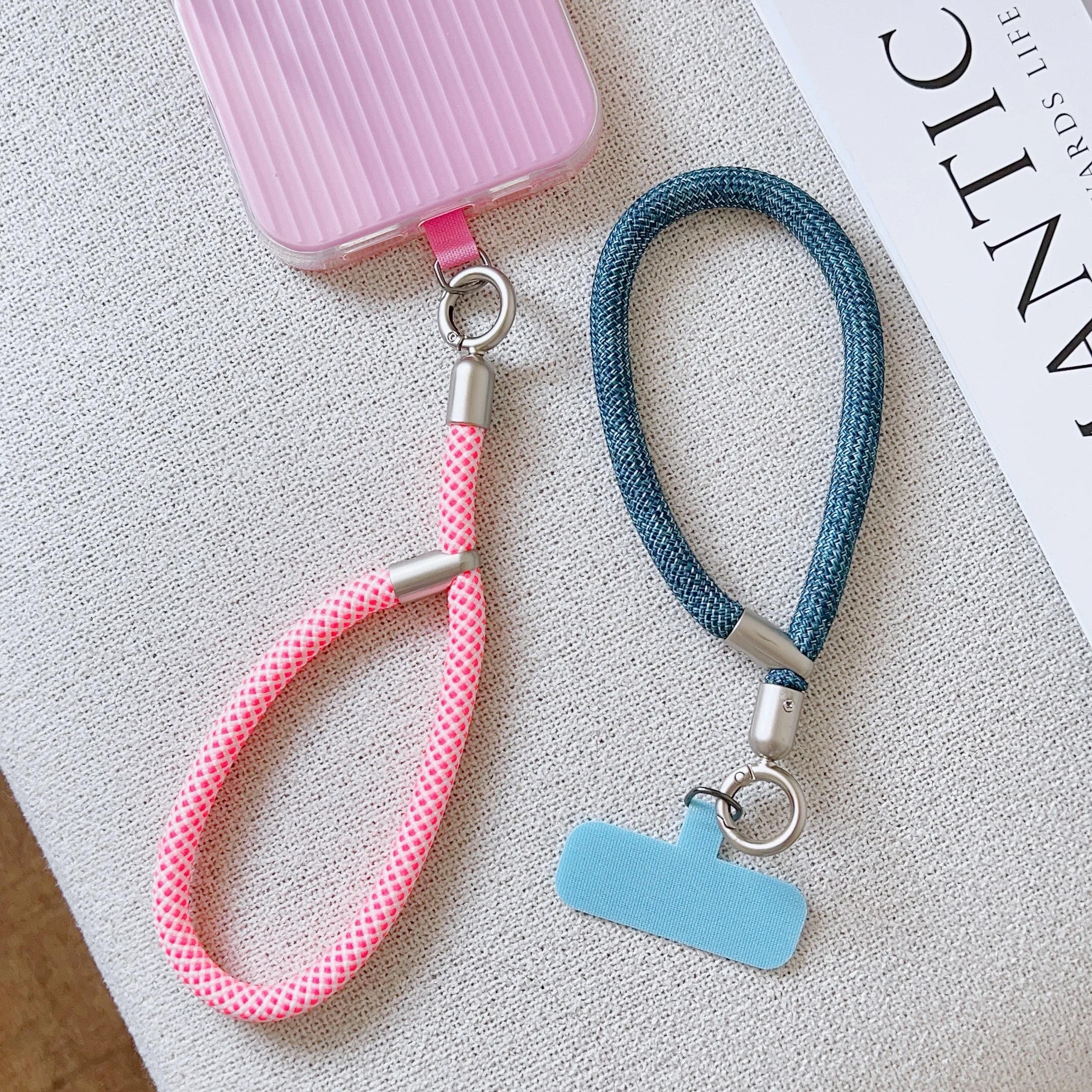 Rotating Multi-Functional Phone Lanyard with Adjustable Wrist Strap and Sturdy Hanging Plate