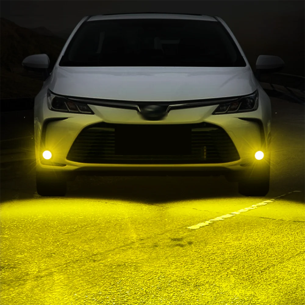 White / Yellow Led Fog Lights for Toyota Venza Harrier 2021-2025 with Lens DRL 30W 12V Optional Fog Lamp Wire Bracket Switch detail image 14