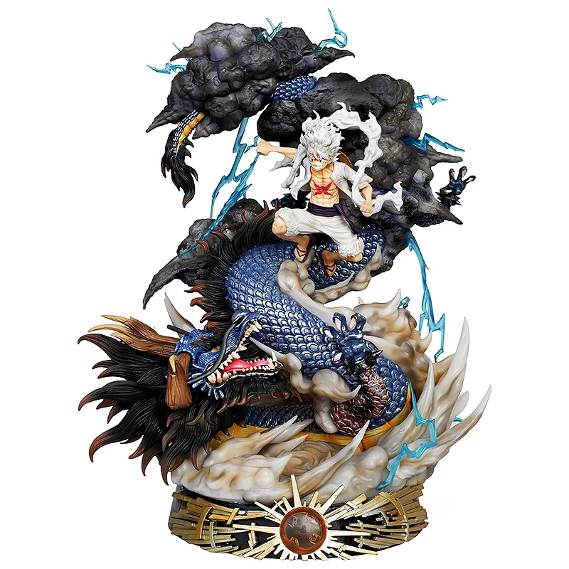 

60Cm Pvc Gk One Piece Nika Monkey D. Luffy Anime Action Figure Collectible Model Statue Ornament Garage Kit Doll Kid Toys Gift
