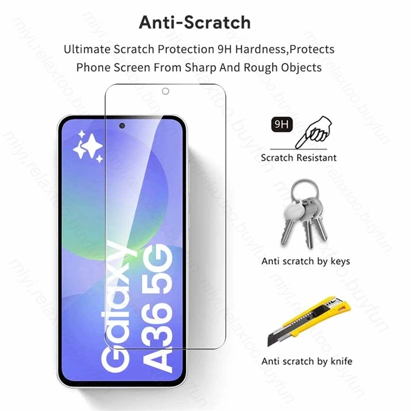 4-in-1 Protective Case with Camera Lens and Screen Protector