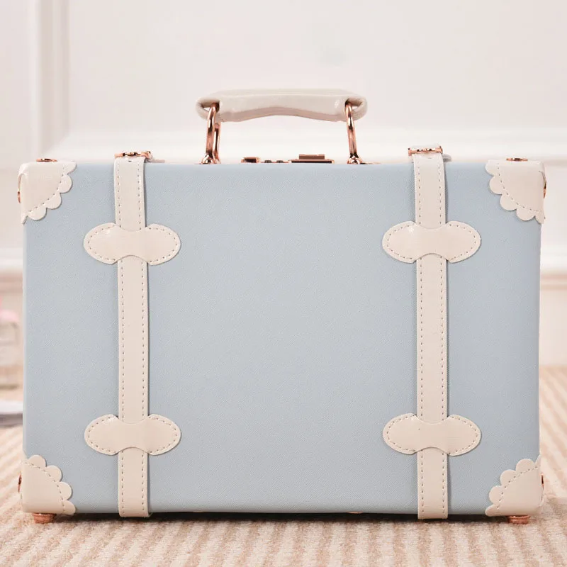 2024-new-retro-portable-password-box-13-inch-storage-box-mini-suitcase-boarding-case-suitcase