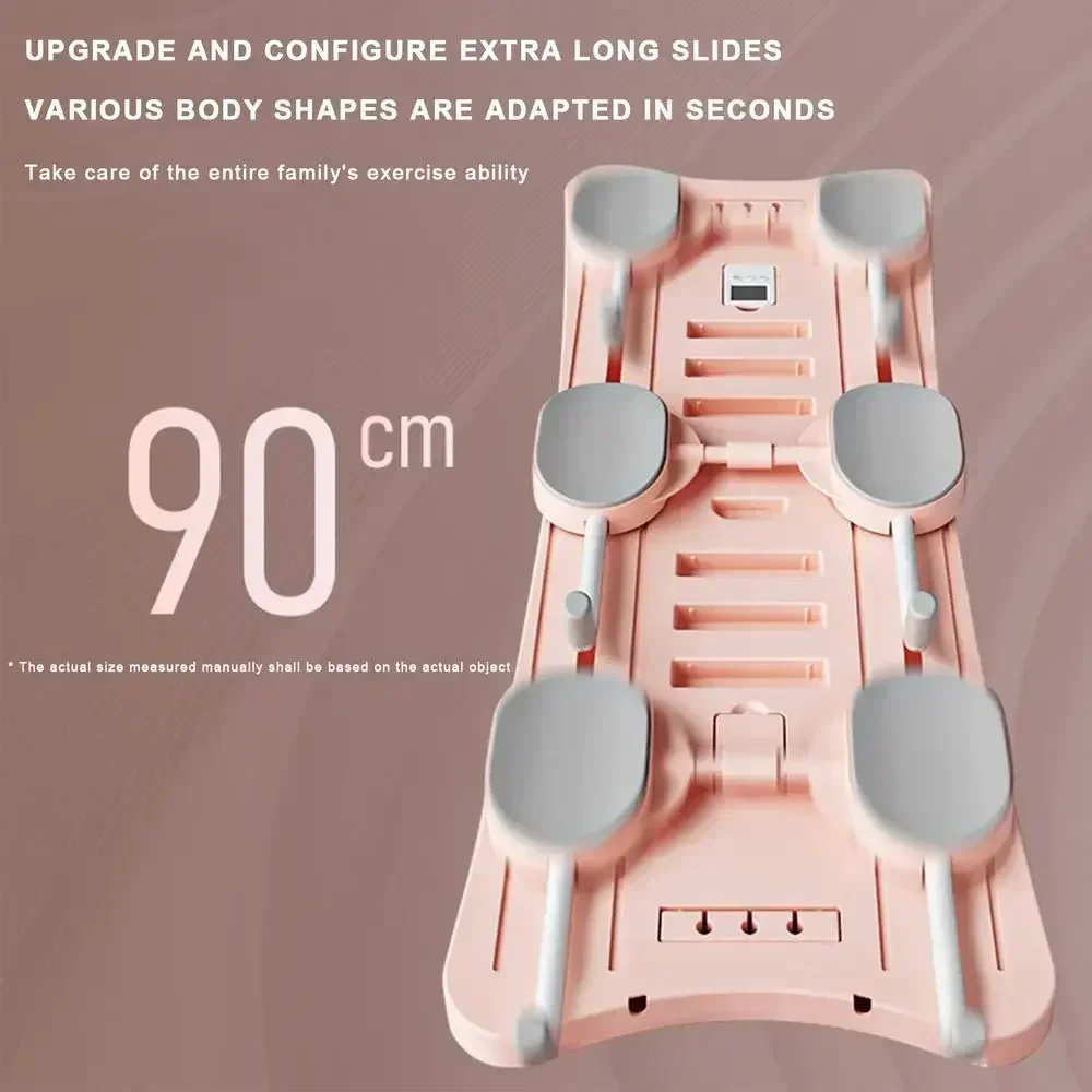 Data Timing Non-slip Foldable Multifunctional Fitness Plate Abdominal Board Push Up Board Automatic Rebound, Home Fitness Shape