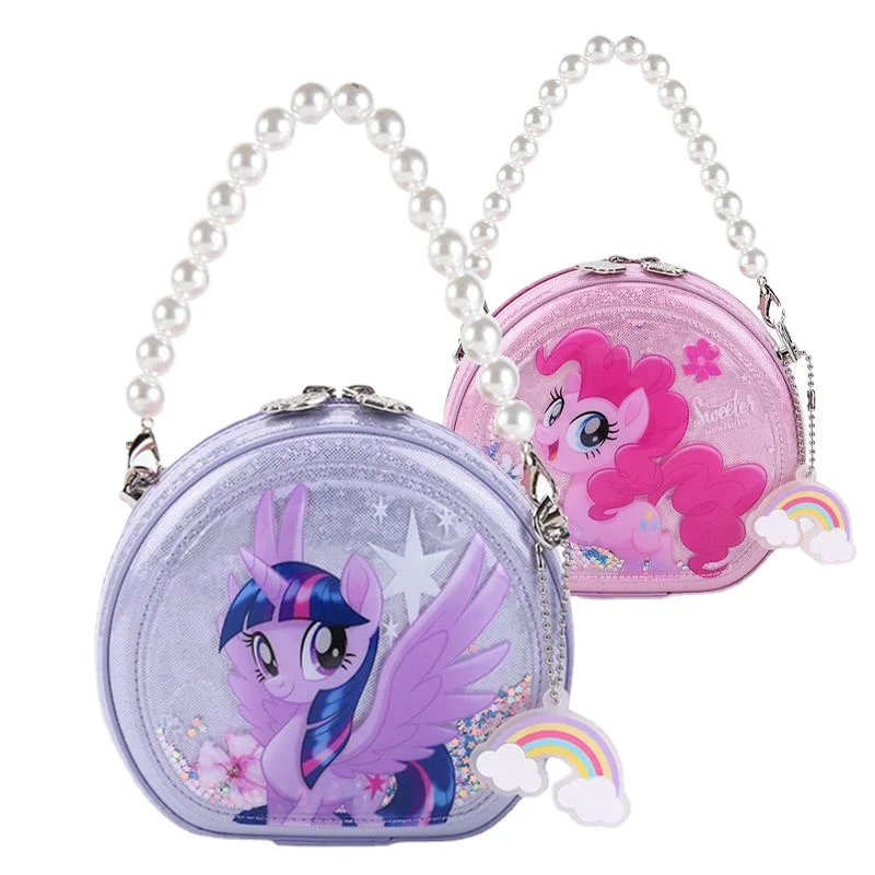 

My Little Pony Personality New Cute Girls Bag Quicksand Messenger Bag Kawaii Foreign Style Fashion Children's Day Birthday Gift