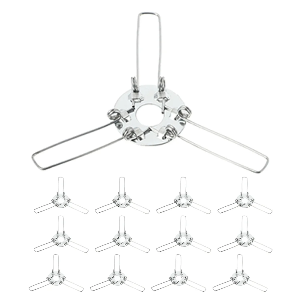 

24 Pcs Spring Adapter Lighting Accessories for Lamp Shades Table Lamps Wrought Iron Lampshade Household Pendant Holders
