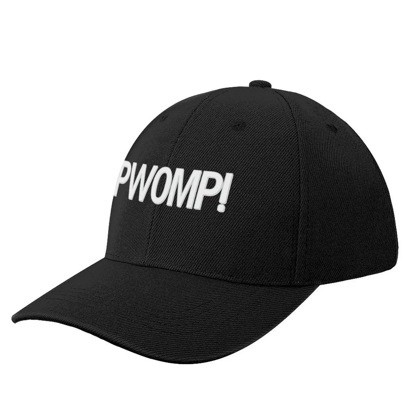 

PWOMP! (White outlined) Baseball Cap Beach Hood Men's Hats Women's