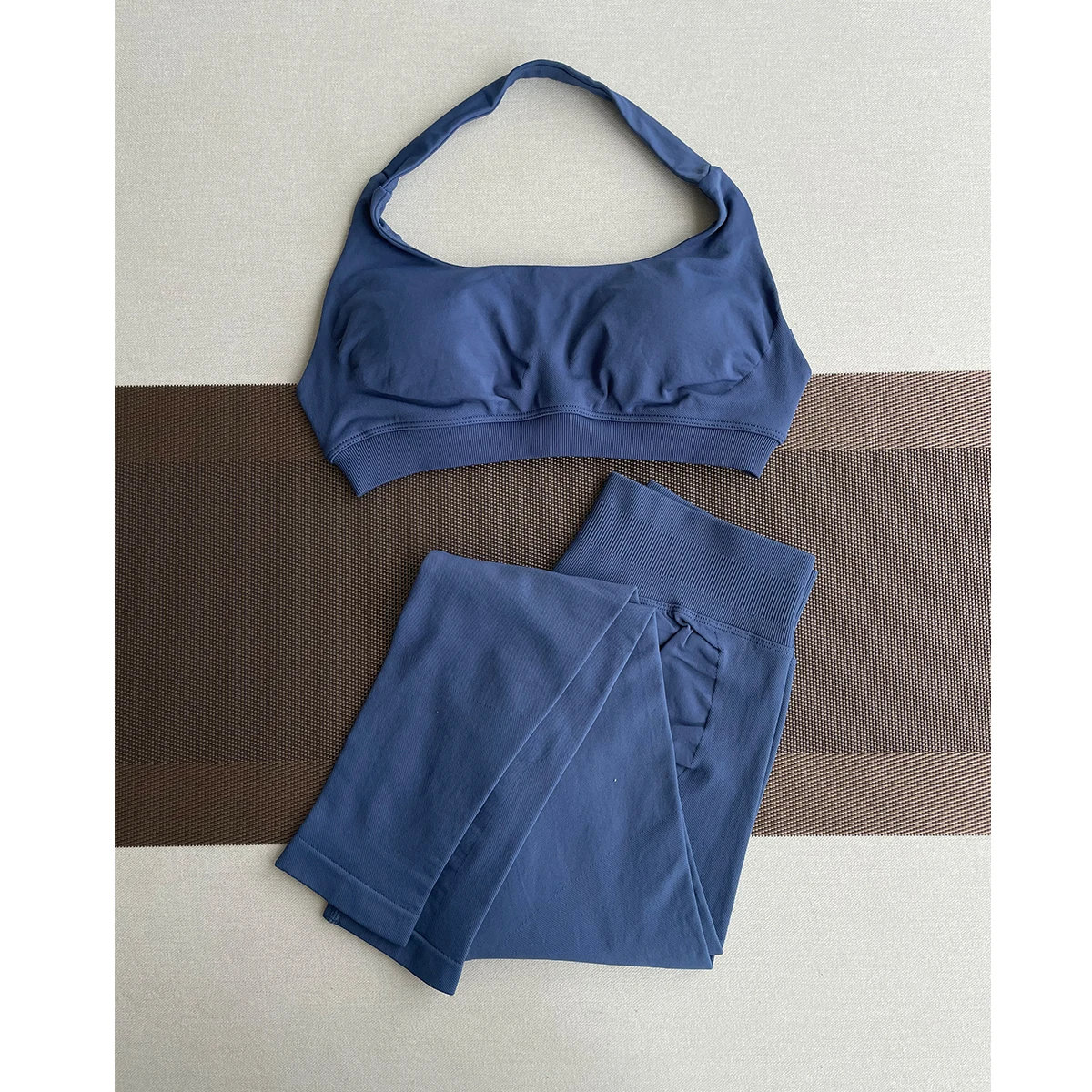 Blue and grey 2pcs