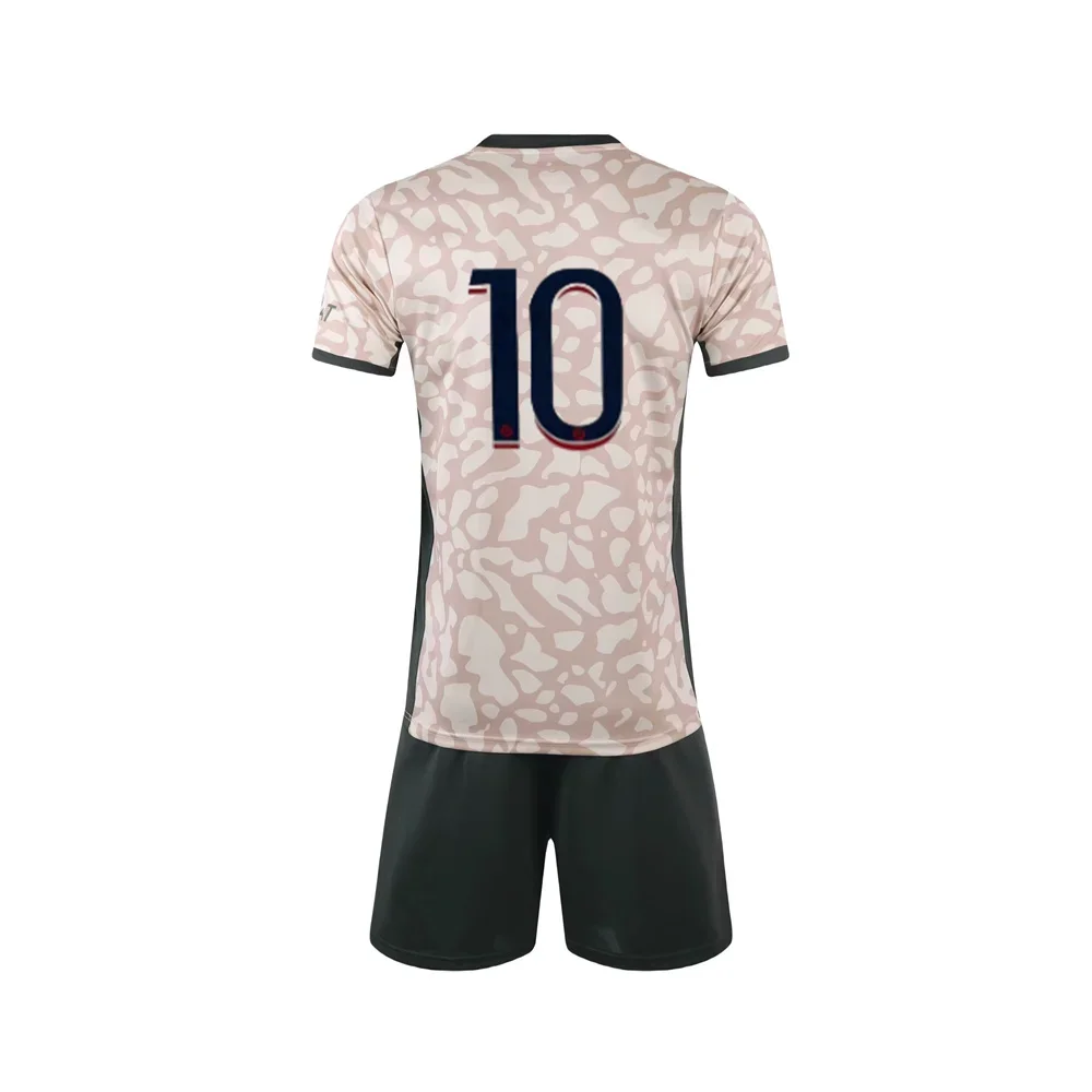 children's sport set boy girl psg Parisian Fans shirt Training wear men and kids games soccer kits Leisure Uniforms