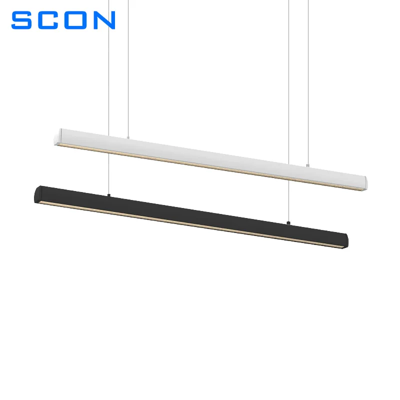 SCON Modern Led Minimalist Long Pendant Lights For Home Villa Office Indoor Lighting Deep Anti-Glare Hanging Lamps Decoration