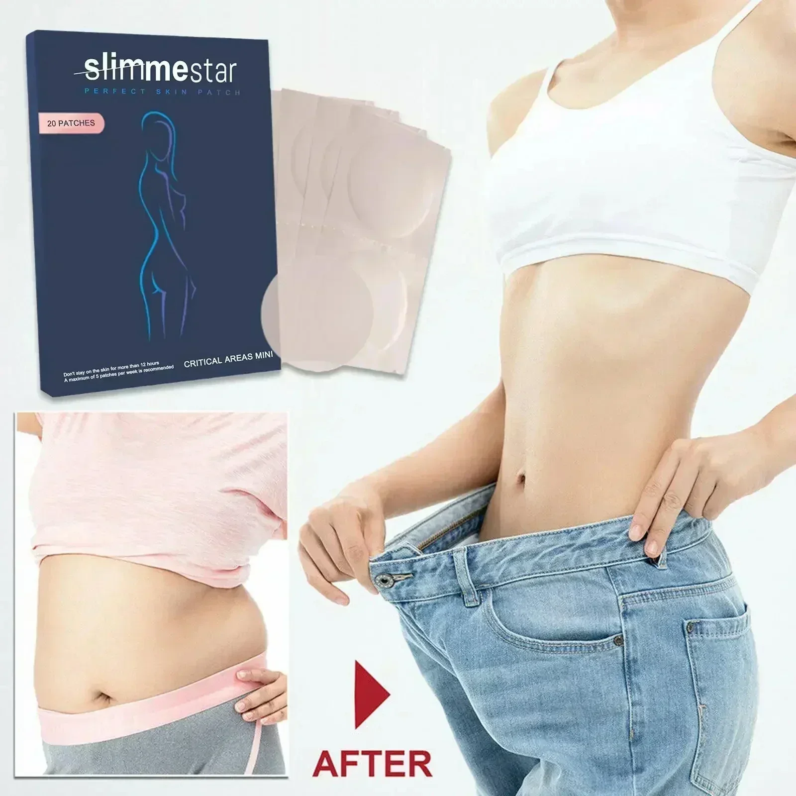 Chinese Medicine Slimming Sticker Skinny Waist Belly Fat Burning Weight Lose Navel Slim Patches 20pcs/box weight loss products,body repairing patches