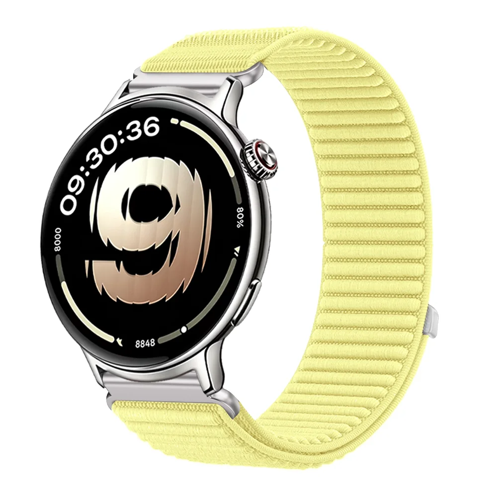Braided Nylon Breathable Strap, Adjustable 18/20/22mm Band