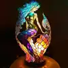 Modern Resin Table Lamp Home Decoration Exquisite Retro Ornament Creative Cute Desktop Light Eye Protection Night Light 1