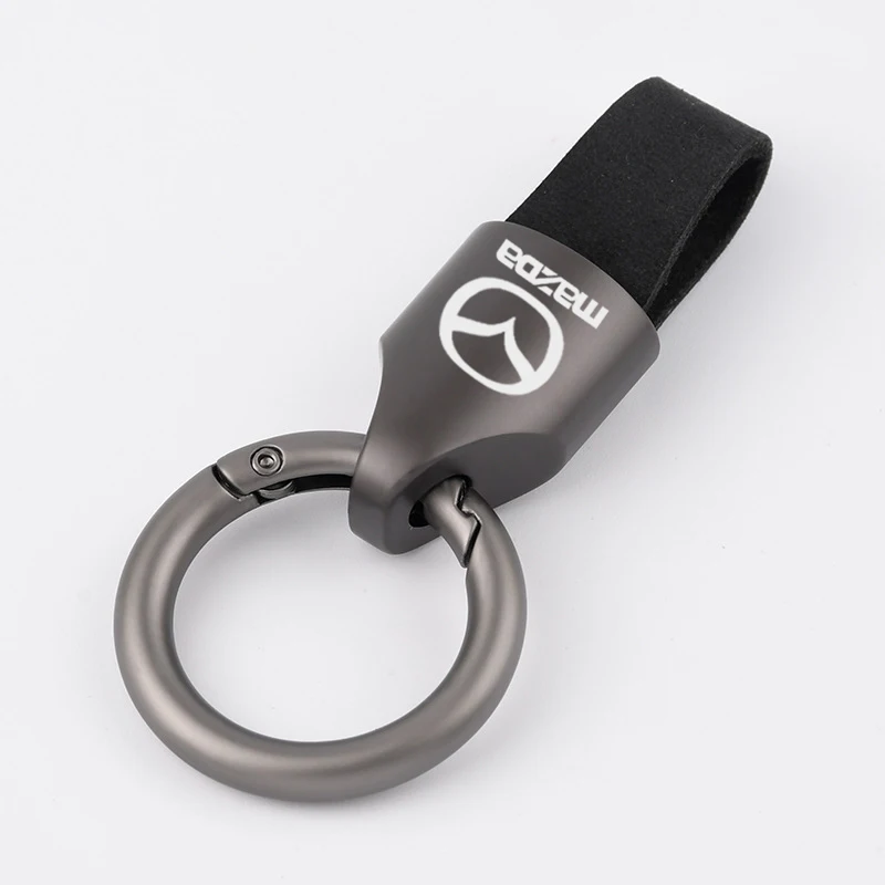 1pc Luxury Men Women Leather/Metal Key Chain Fashion Keychain