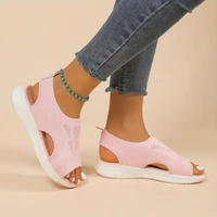 Women Summer Shoes Mesh Sandals 2025 Platform Beach Sandals Open Toe Wedge Sandals Roman Sandal Light Women Casual Sneakers New - Image 6