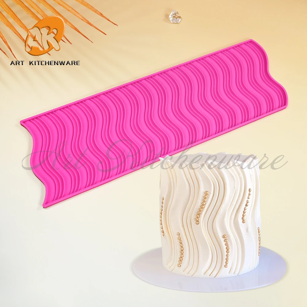 Description Picture 5 of itemNew Texture Lace Mat for Wedding Cake Decorating Silicone Cake  Mold Fondant Cake Decorating Tools Border Decoration Lace Mold