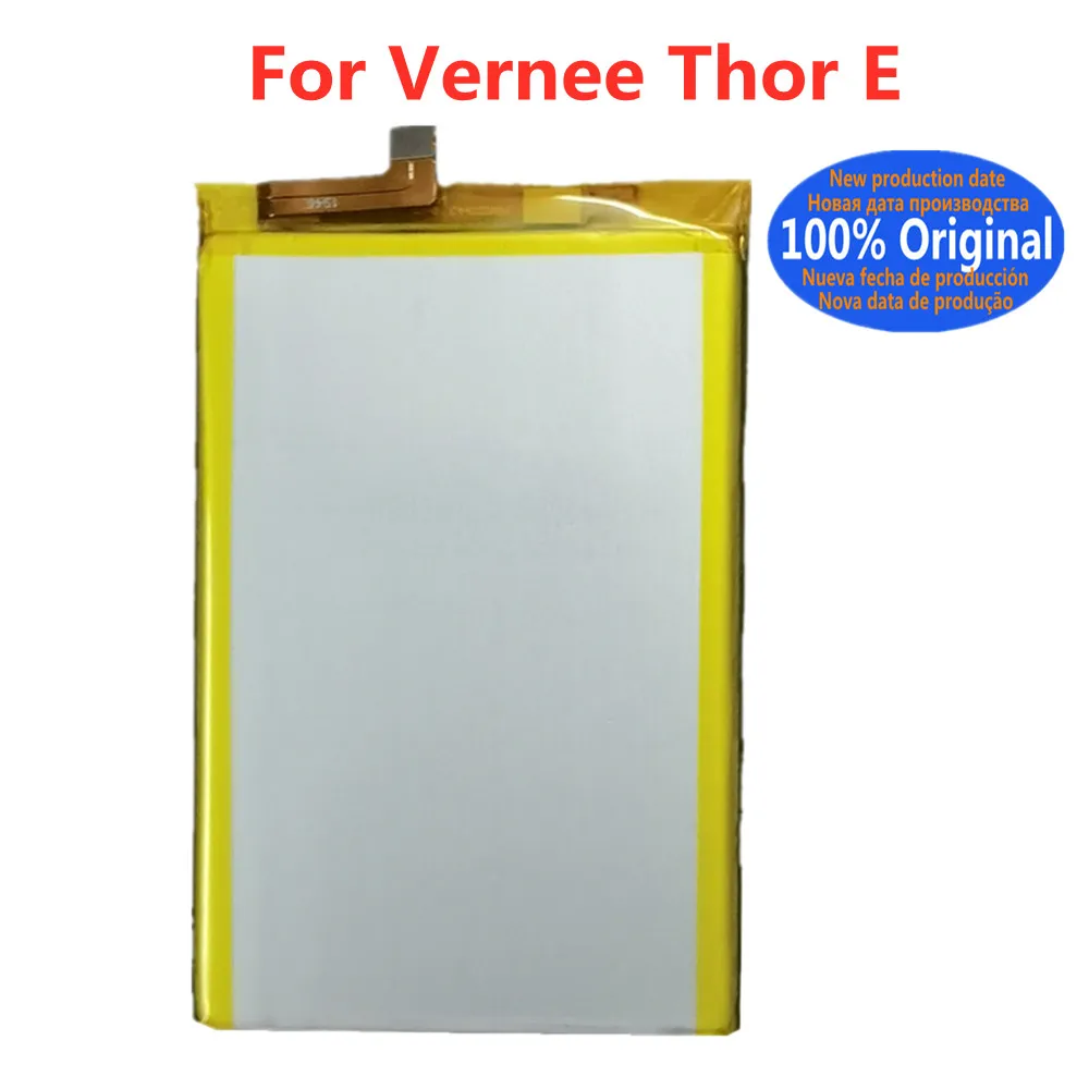 

High-quality Original Phone Battery For Vernee Thor E MTK6753 5020mAh Bateria Batteries In Stock + Tools