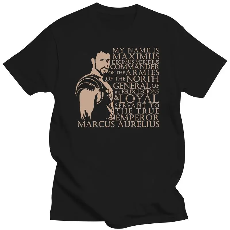 

Mens Clothing Maximus Decimus Meridius Gladiator 2000S Action Movie Peplum Graphix Funny Gift For Men Women Girls Unisex T-Shir