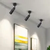 5/7/10/12W 8 to 60 Degree Beam Angle Adjusted Zoomable LED Track Light, Black Narrow Beam Ceiling Zooming Spot Picture Lighting 6