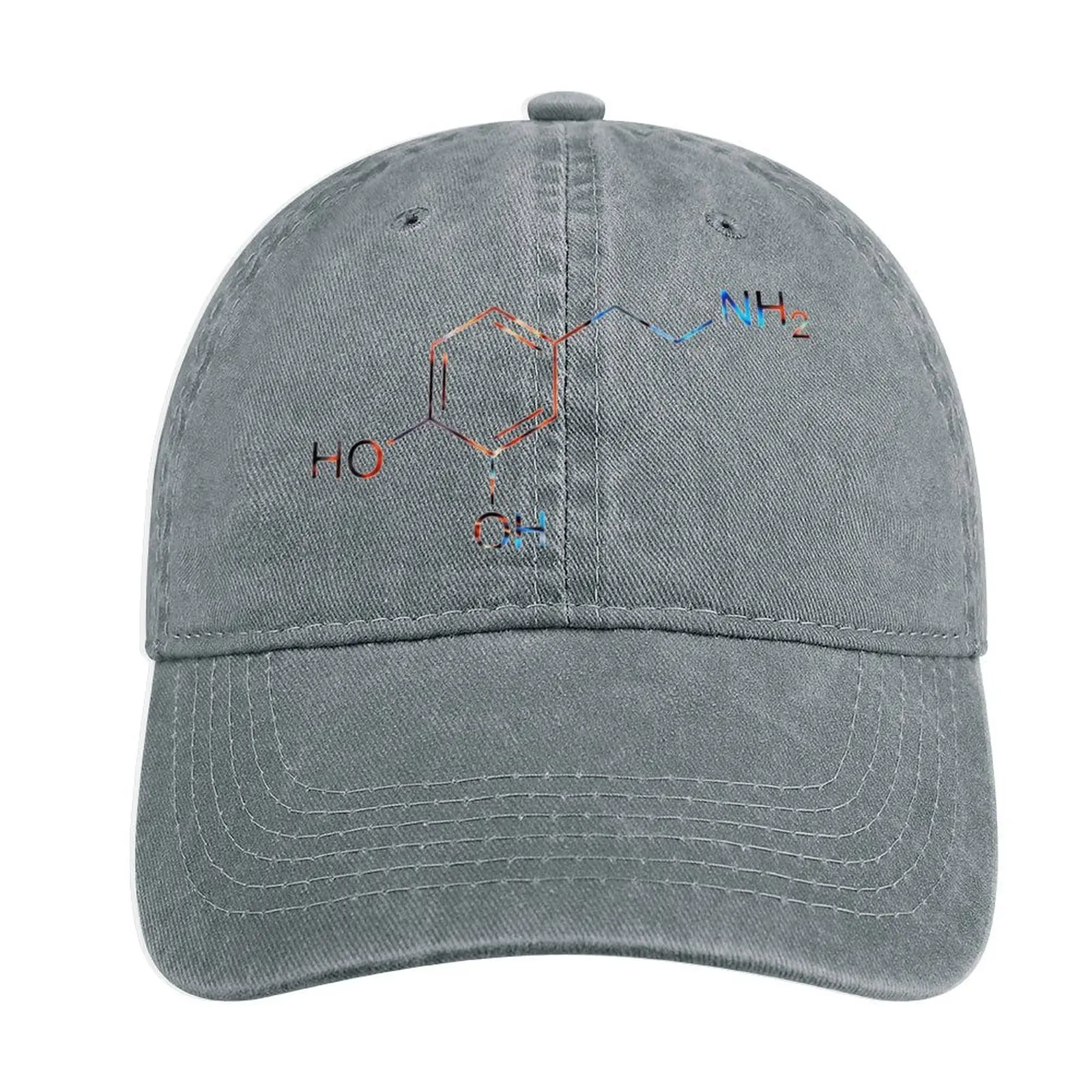 

Dopamine Chemical Structure Cowboy Hat Icon Sunhat Golf Hat Women Men'S