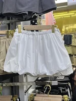 Vintage Sweet Bud Skirt Women A-line Lace-up High Waist Female Mini Skirts Faldas Ajustadas Short Skirts with Lining Dropship - Image 3