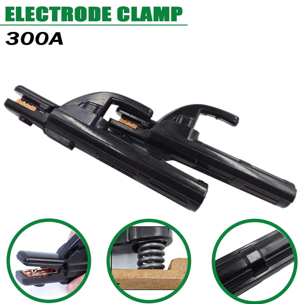 300A Electrode Clamp Stick Welding Rod Copper Mini Electrode Holder Cable Welding Clamps Welder Machine Clamp Tool