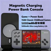 New game console with 1500 games, for Magsafe iPhone 17 16 15 14 13 12 Wireless Charger 5000mAh Power bank Phone backup battery - Image 4