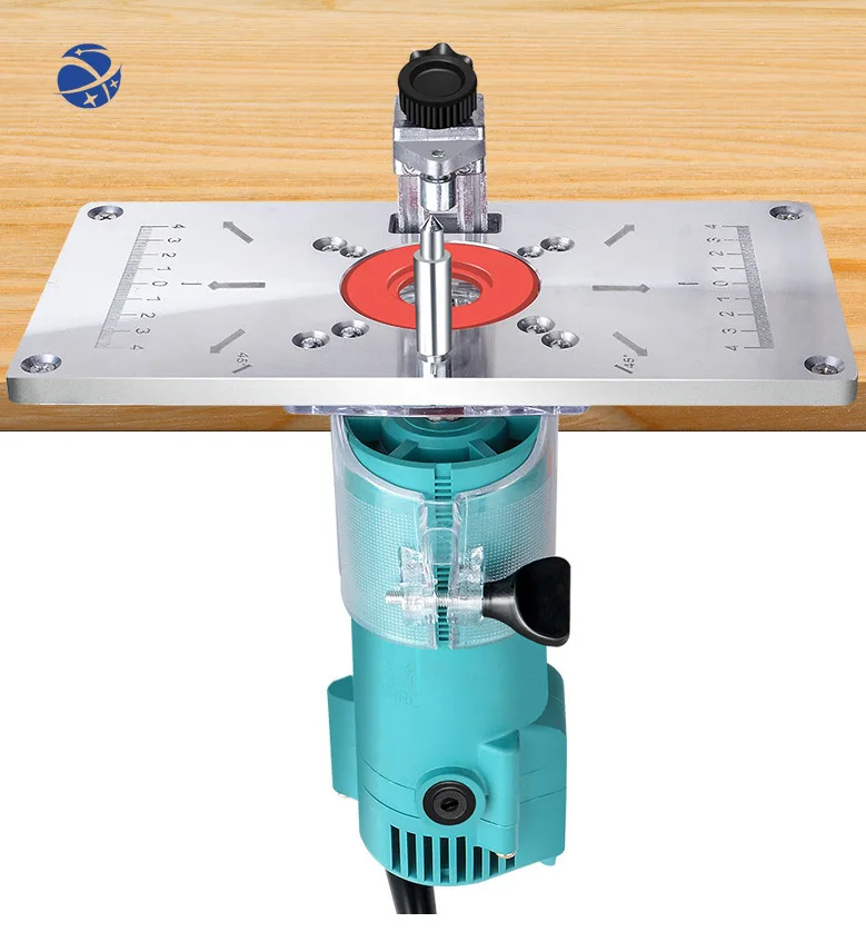 

Yunyi woodworking trimming flip plate woodworking tools milling guide table chamfering board mounting table