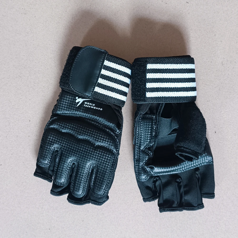 Taekwondo Gloves Long Straps Sparring Kickboxing Training Light Workout Muay Thai Glove Boxing Equipment Перчатки Для Тхэквондо