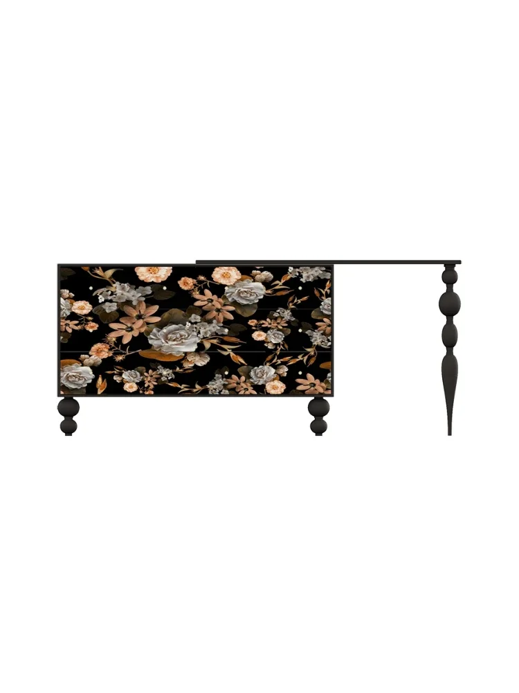 

American Retro Dressing Table All-in-One Cabinet Home Home Bedroom Installation-Free Storage Curio Cabinet