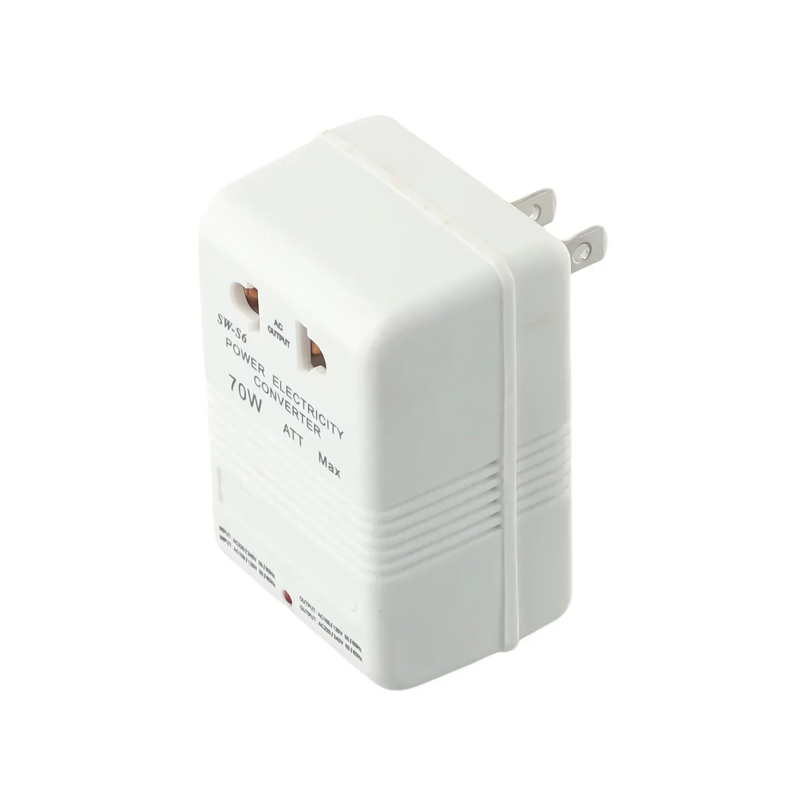 승압 또는 강압 전압 변환기 변압기, 110V, 120V, 220V, 240V, 듀얼 채널 전압 변환기, 여행용 어댑터, 70W