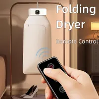 600W Folding Drying Machine,Remote Control Timing Portable Dryer,Household Small Folding Dryer,Folding Clothes Dryer 110V220V 1