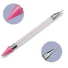 1/5/10Pc White/Pink Nail Dotting Pen Replacement Wax Head Rhinestone/Gem/Charm Picking Up Pen Tips Manicure Crayon Replace Tools 5