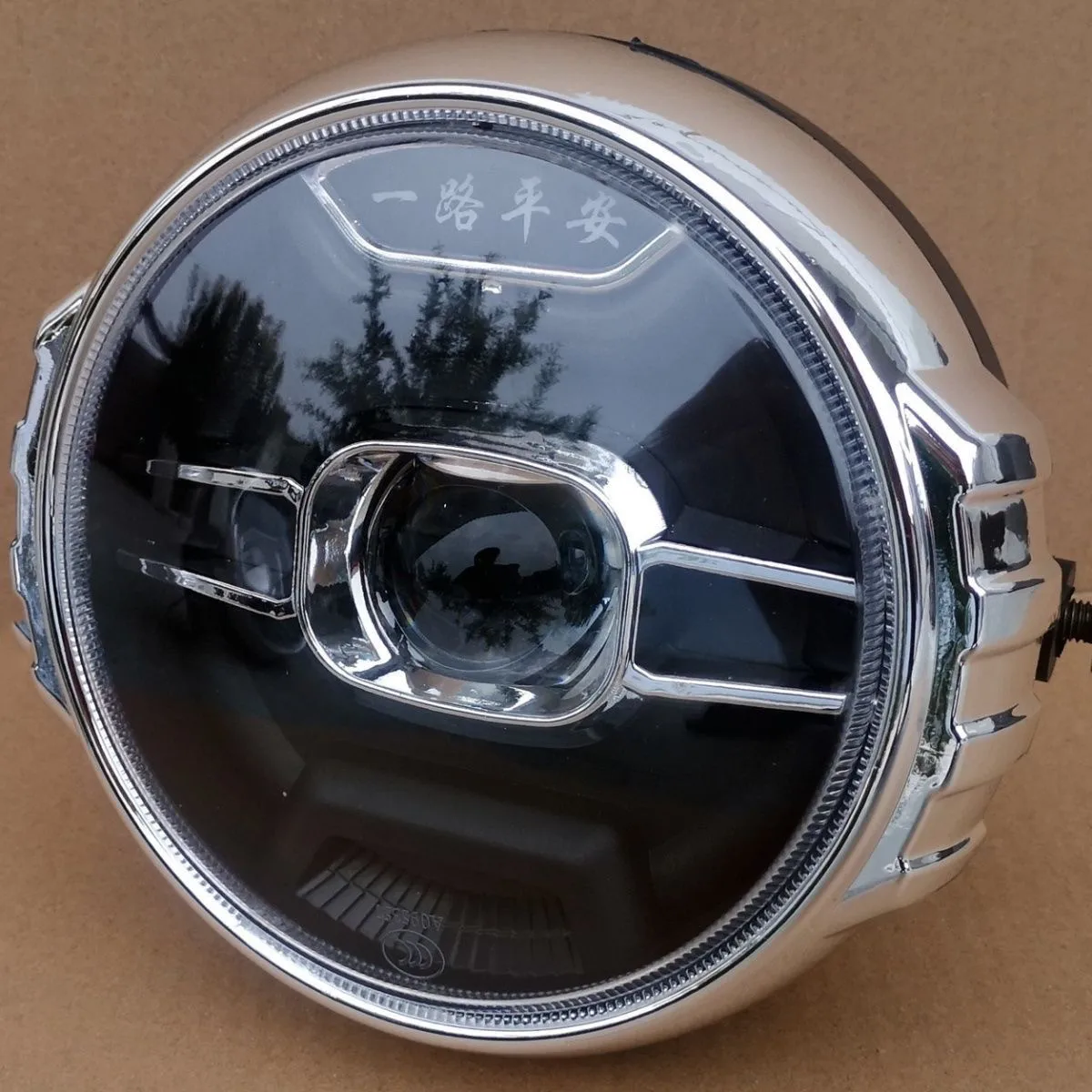 12V-80V 범용 LED 전조등 전기 삼륜차용 초고휘도 레트로 전조등 조립품 하이빔 개조 액세서리