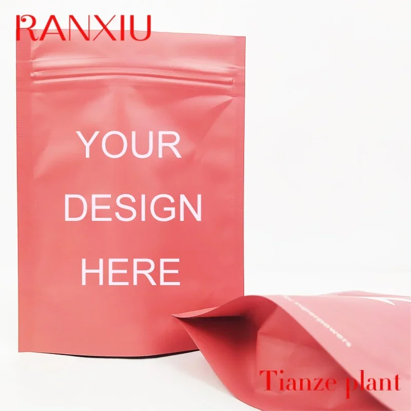 

Custom Printed Smell Proof Food Packaging 3.5g 7g 14g 28g Coffee Candy Custom Plastic Zipper Stand Up Pouch The Cut Mylar Ziploc