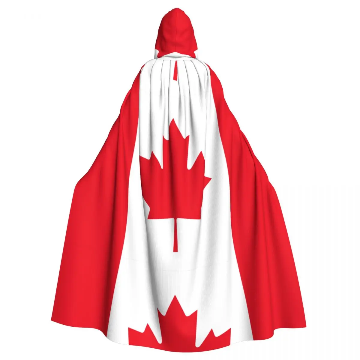 

Hooded Cloak Polyester Unisex Witch Cape Costume AccessoryCanada Flag