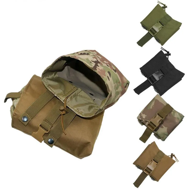 

Molle System Hunting Tactical Magazine Dump Drop Pouch Recycle Waist Pack Ammo Bags Airsoft Military Gun Accessories Bag