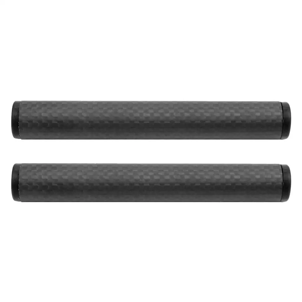 블랙 카본 파이버 로드 15mm 직경 10cm 레일 바 DSLR 카메라 지원 장비용 경량형