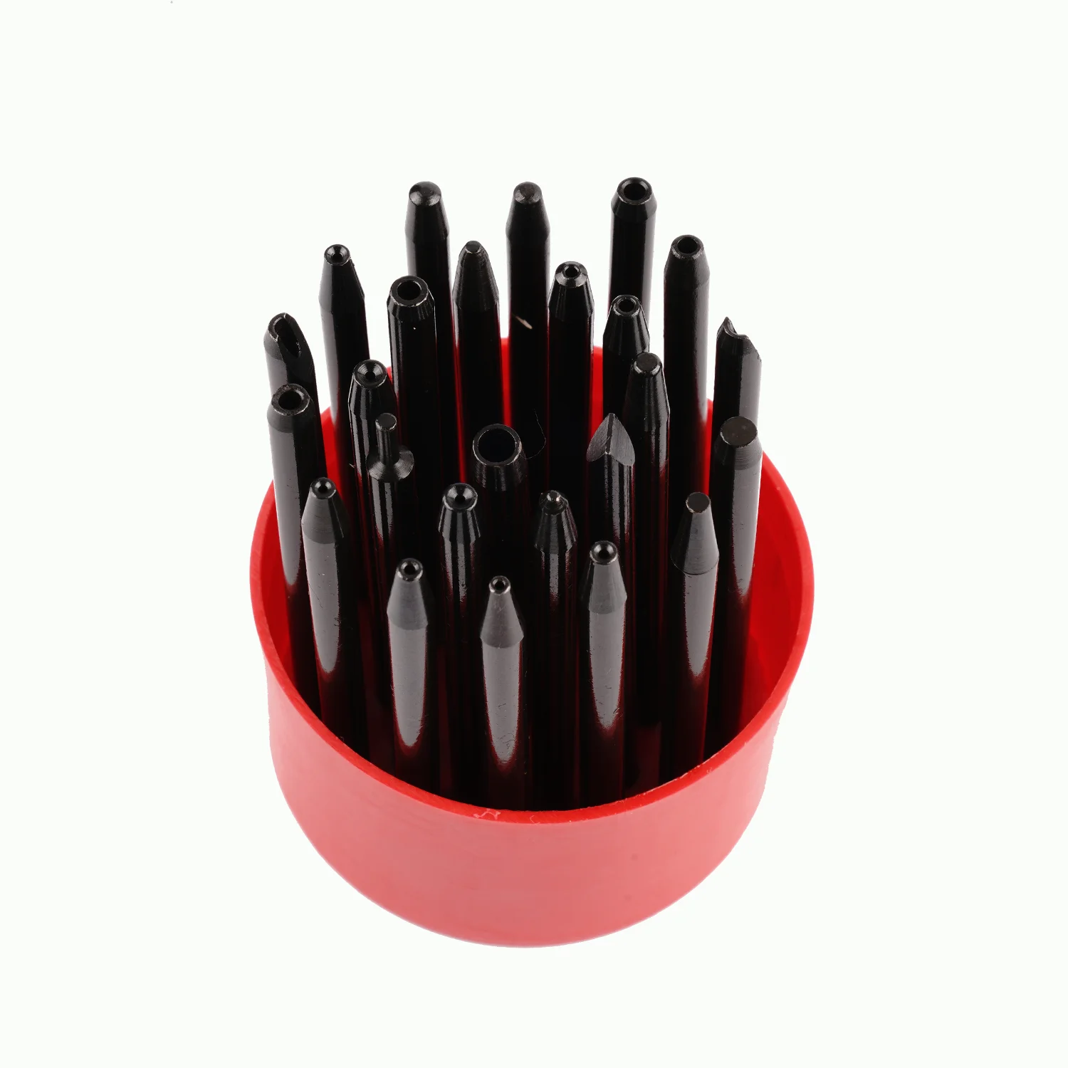 25pcs Assorted Sizes Punches Staking Punching Tool Set for Watch Repair