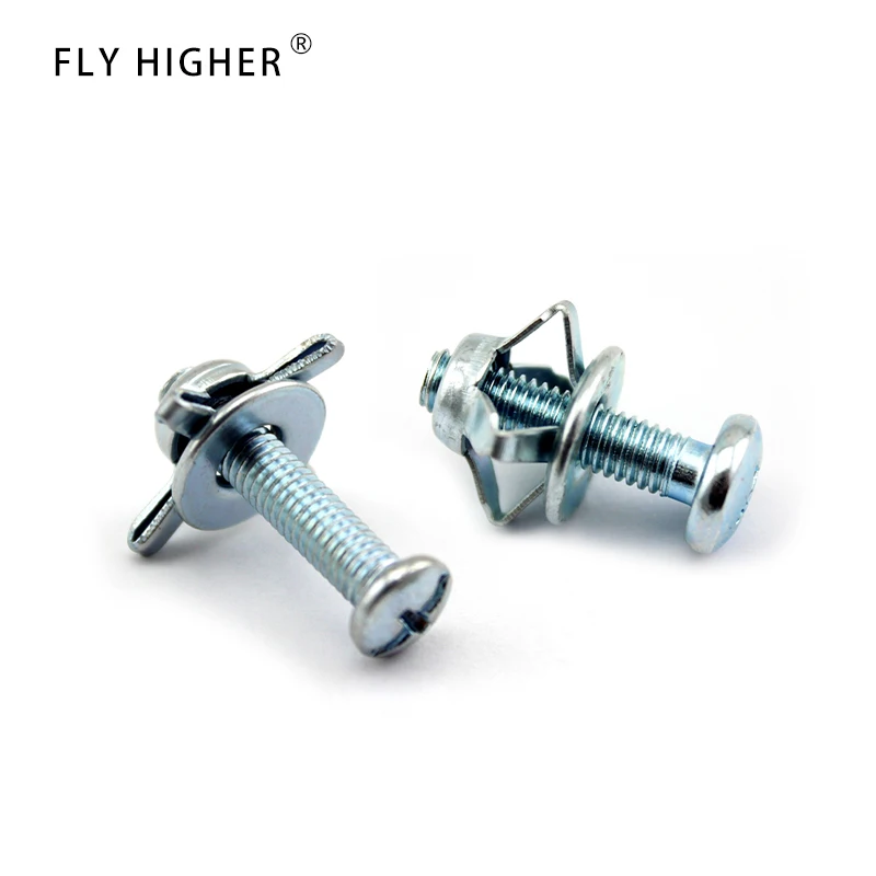 M5/M6/M8 Jack Nuts Car Metal Screw Petal Nuts with Screw for Hollow Wall Iron Skin